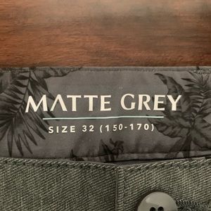 Matte Grey golf pants